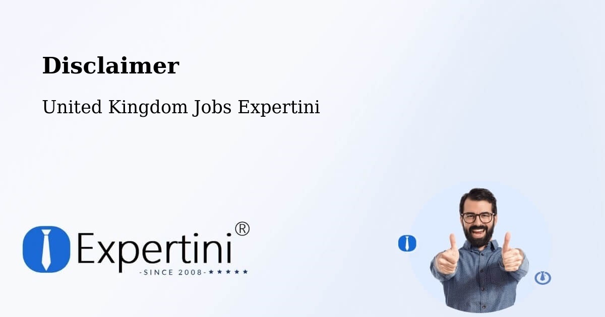 Disclaimer – Chard - United Kingdom Jobs Expertini